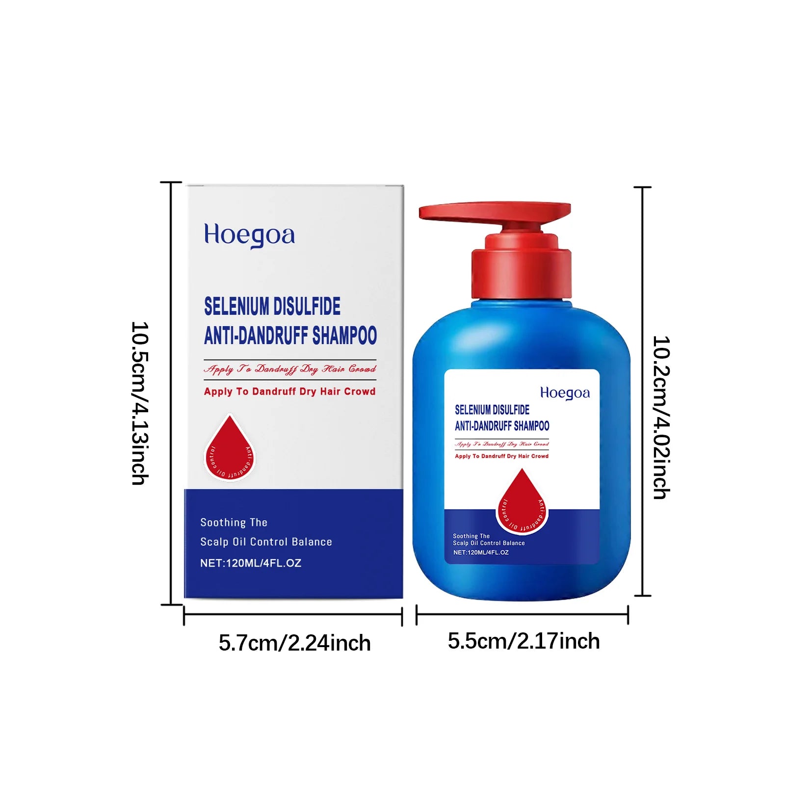 Selenium Sulfide Shampoo Deep Cleansing Remove Dandruff Reduce Scalp Itchy Balance Oil Strengthen Hair Roots Fluffy Hair Shampoo