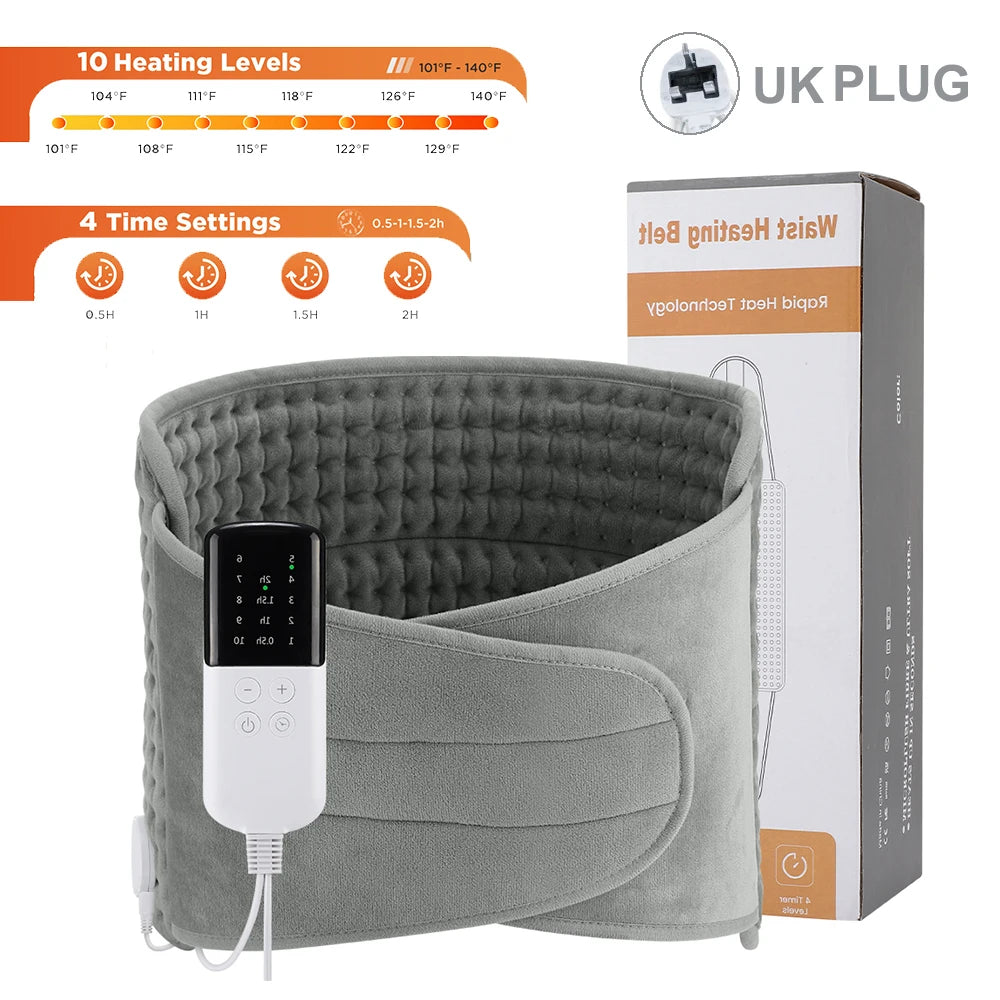 Home Electric Heating Pad Back Shoulder Office Winter Warming Blanket 10 Heat Thermal Mat Abdomen Period Menstrual Belt