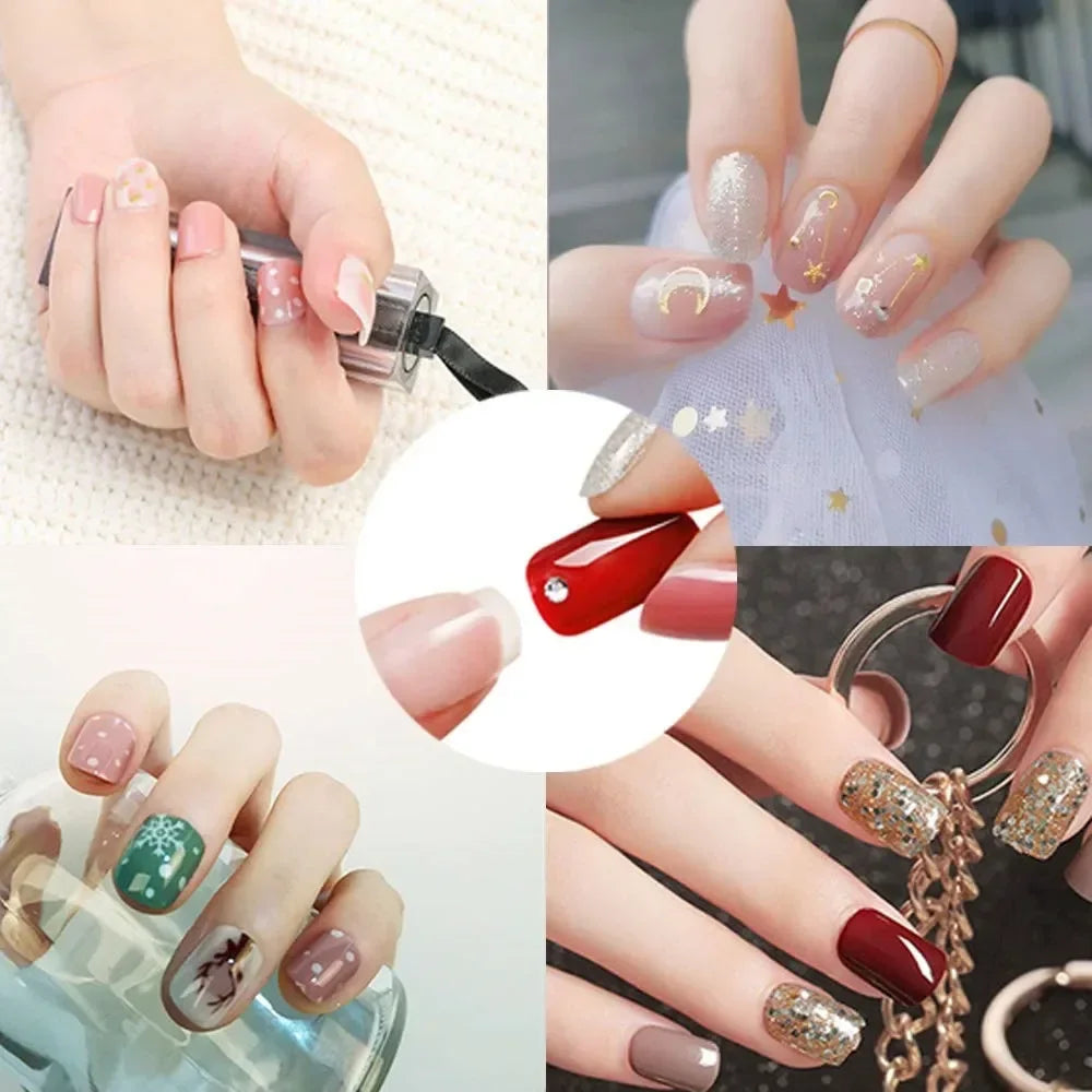 6000PCS Stick Nail Jelly Double-sided Adhesive Transparent Traceless Nail Glue Invisible Wear Nail Sheet Adhesive DIY Tools