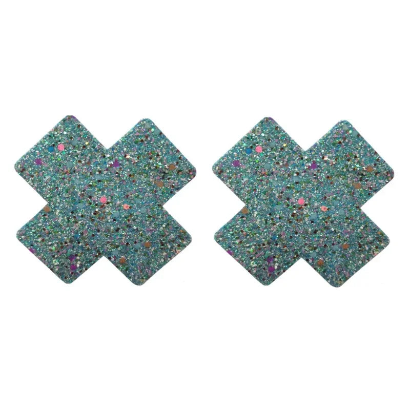 Sexy Nipple Pasties Invisible Disposable Breast Patch Clover Luminous Glitter Breast Lift Tape Chest Stickers Bara Nipple Covers