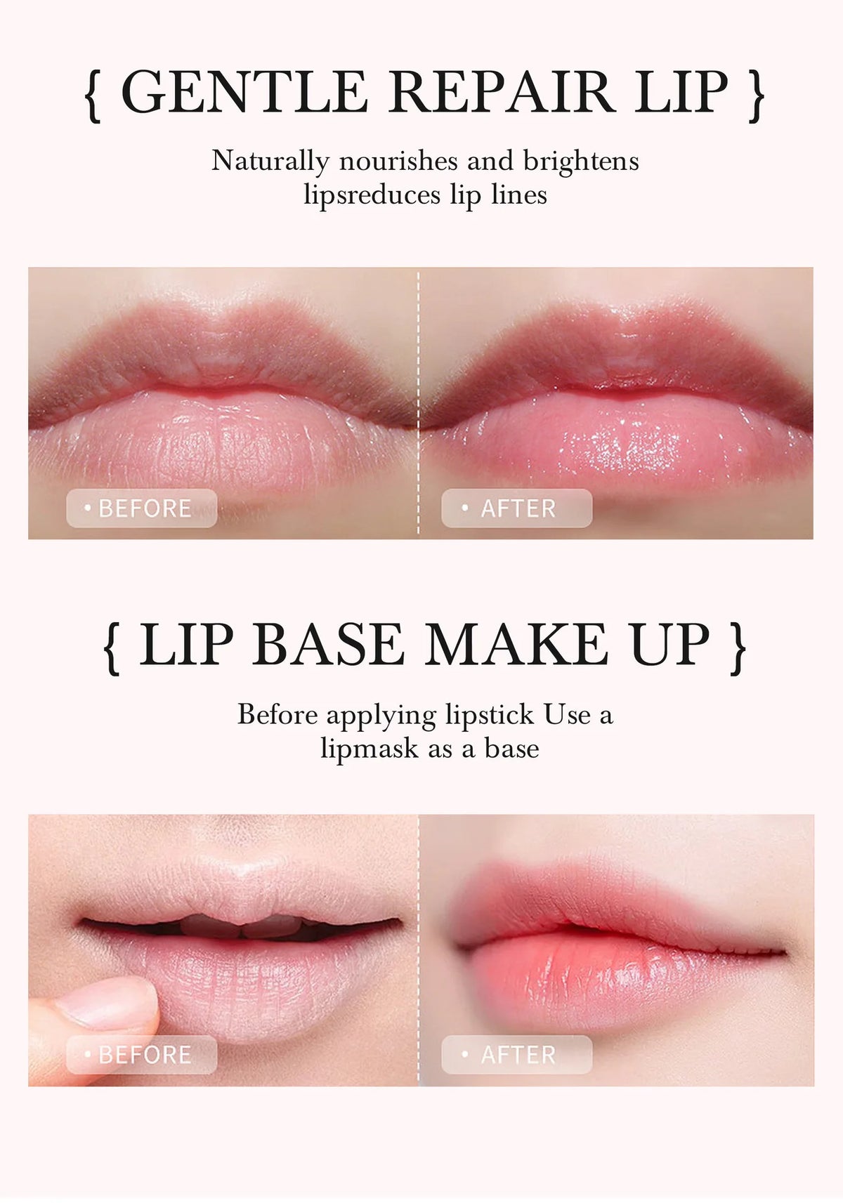 HANDAIYAN 2-in-1 Lip Exfoliator & Moisturizer Sugar Scrub Lip Repair Mask Lipbalm Double Lip Care Effected Lip Scrub Balm