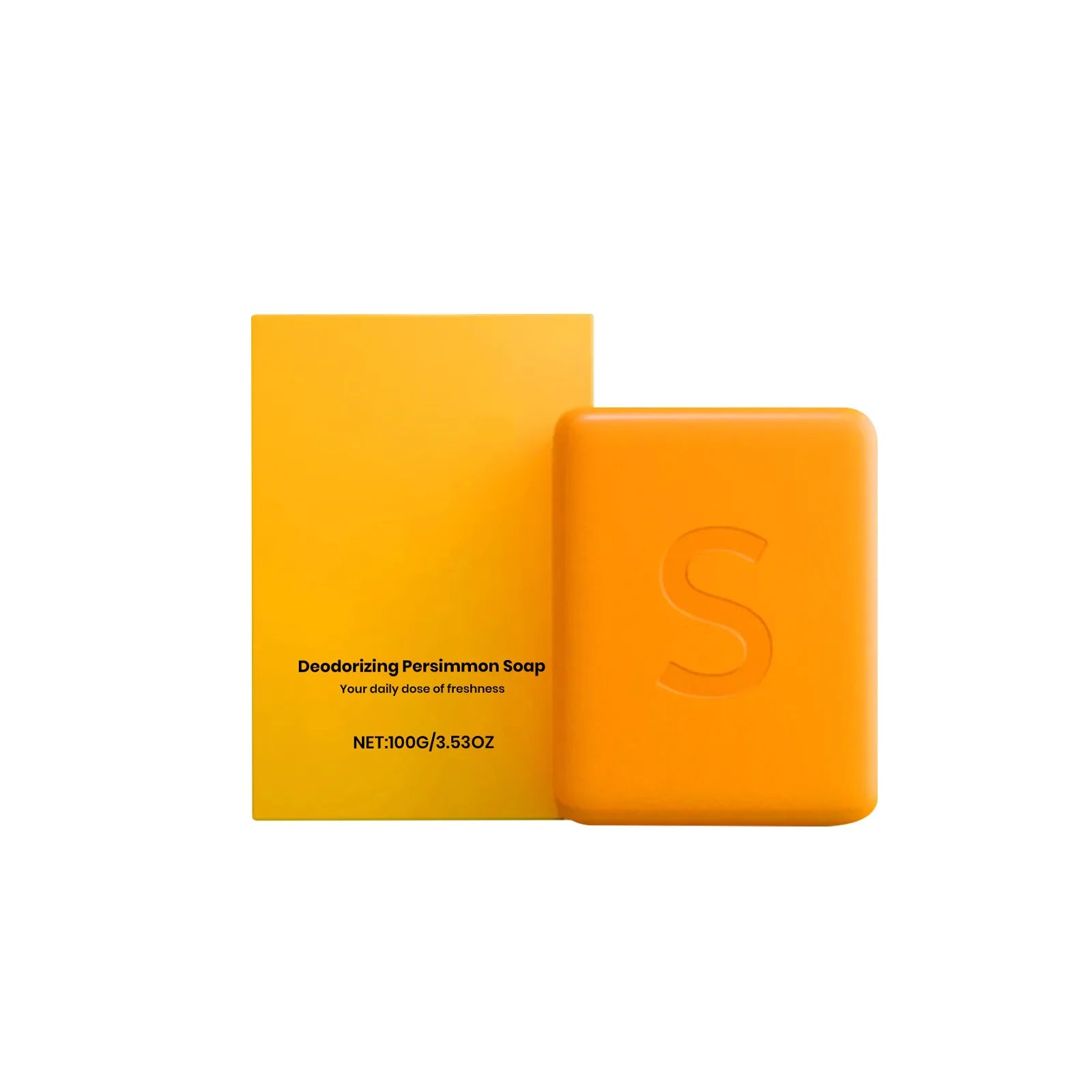 Persimmon Body Cleansing Soap Keep Brightening Improve Odor Deeply Nourish Reduce Dark Acne Removal Care Soap For Women Man 100g
