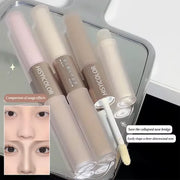 Dual-End Liquid Highlighter Pen, Skin Brightening & Contouring Stick, Natural Contour, Long-Lasting, Waterproof