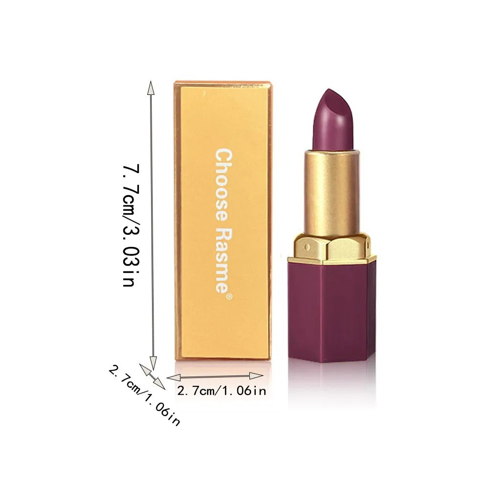 6-Color Matte Lipstick Set, Non-Fading, Non-Stick Cup Long-Lasting Velvet Finish, Smooth Matte Lip Color Waterproof Smudge-proof