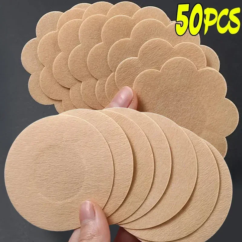 2-100PCS Nipple Cover Stickers Women Breast Lift Tape Pasties Invisible Self-Adhesive Disposable Bra Padding Chest Paste Patch