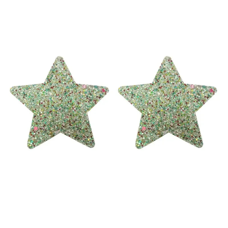 Sexy Nipple Pasties Invisible Disposable Breast Patch Clover Luminous Glitter Breast Lift Tape Chest Stickers Bara Nipple Covers