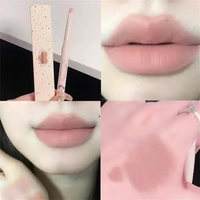 Nude Lip Liner Pencil, Smooth Outline Lip Shape, Waterproof Long-Lasting Matte Lipstick Pen Makeup for Natural Lips