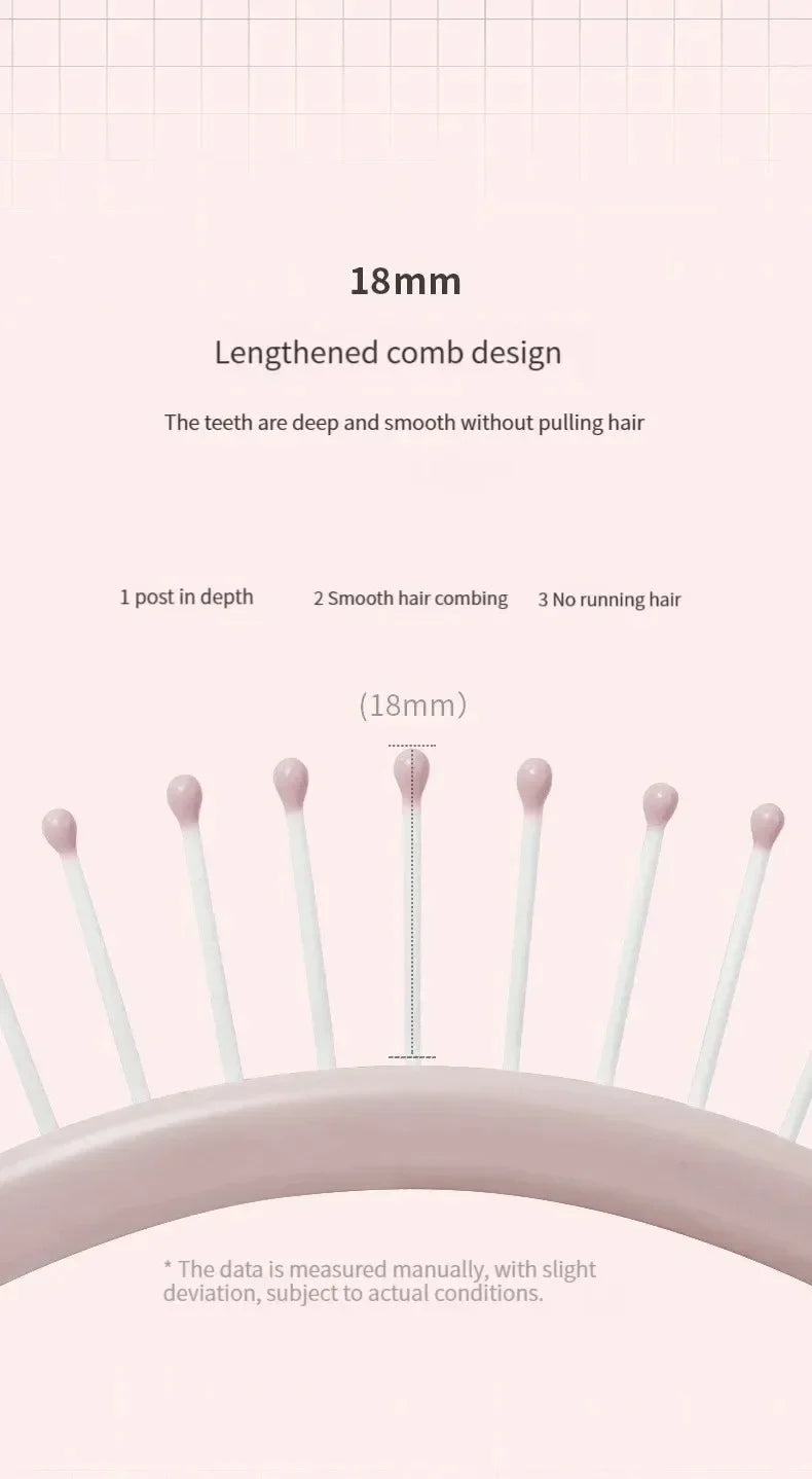 Hairbrush Air Cushion Comb Fluffy Anti-Hair Loss Massage Hair Brush For All Hair Types For Long Thick Thin Curly Natural Hair