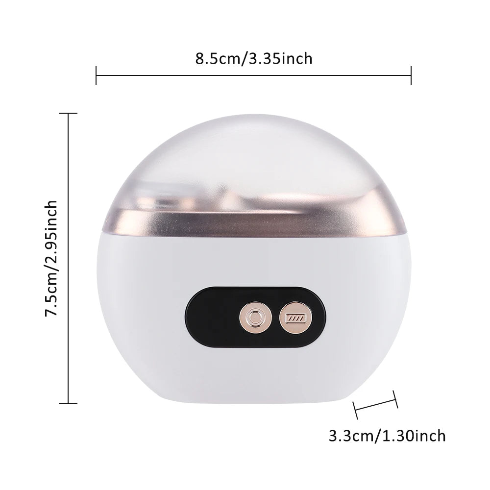 Electric Nail Clipper Cutter With LED Light 2in 1 Automatic Nail Grinder Trimmer For Baby Adult Mini Manicure Tools Nail Care