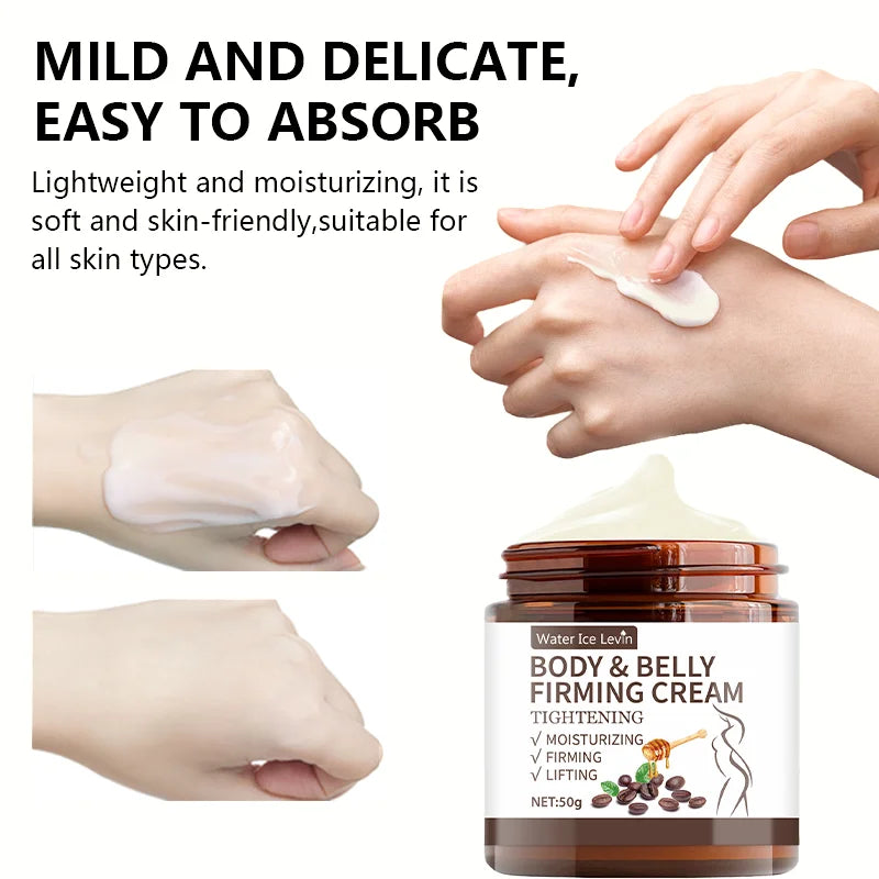 Abdominal Control Firming Cream - 60g, Deep Moisturizing and Hydrating with Plant Extracts, Alcohol-Free, Suitable for All Skin Types, Fragrance-Free, Enhances Skin Elasticity