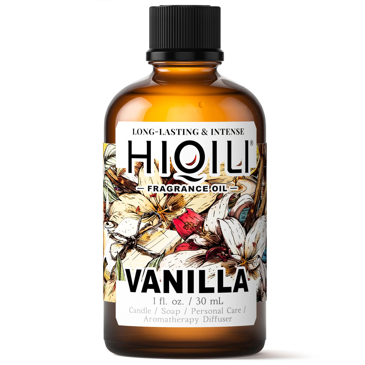 HIQILI New 30ml Perfume Oil Series, Vanilla/Lavender/Rose/Sandalwood 100% Natural Extract Perfume Oil, For Home Use, Humidifier