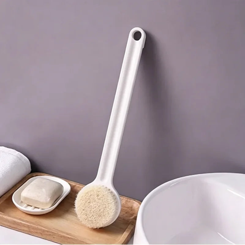 1/2Pcs Japanese Bath Brush Long Handle Soft Hair Bath Brush Back Rubbing Body Scrubbing Gods Rub