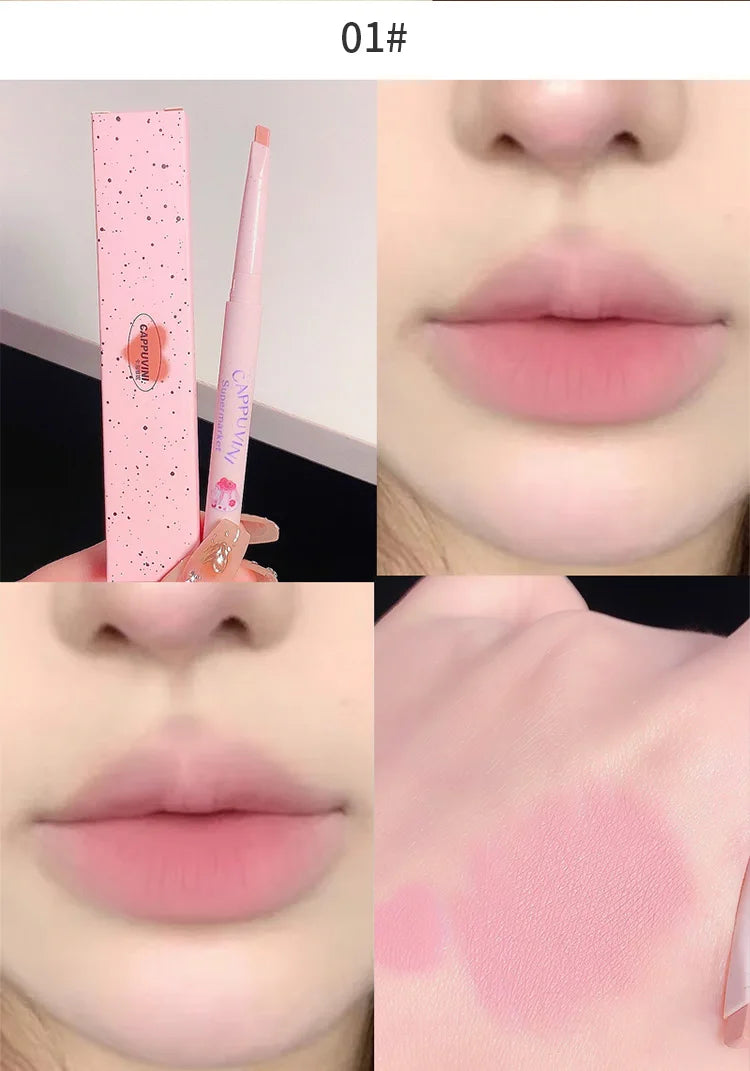 CAPPUVINI Matte Lip Liner Outline Lips Lipstick Pen Waterproof Long-lasting Color Lip Pencil Lipstick Pen