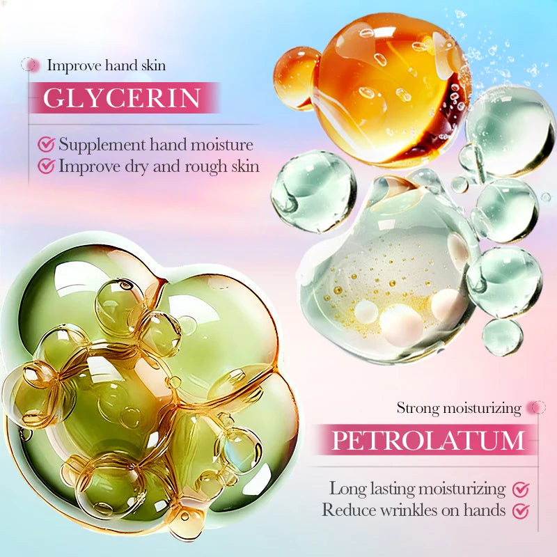 BIOAQUA Honey Peach Hand Cream Moisturizing Nourishing Anti-aging Anti Wrinkles Whitening Creams Hands Skin Care Products