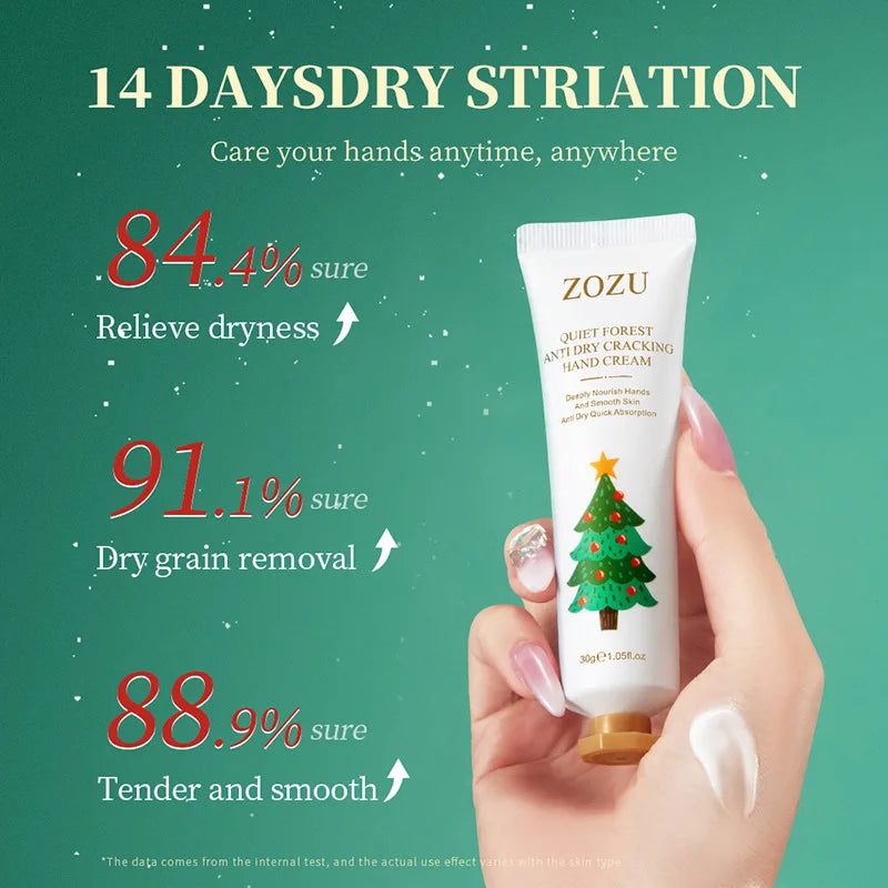 Rice Hand Cream Volumizing Rejuvenating Nourishing Moisturizing Refreshing Non-Greasy Hand Care Cream 30g