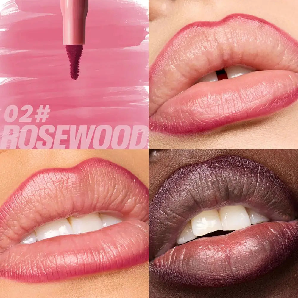 PAGE VINE Lip Liner LongLasting Waterproof Highly Pigmented Long-lasting Color Creates 3D Plump Lips Defining Makeup