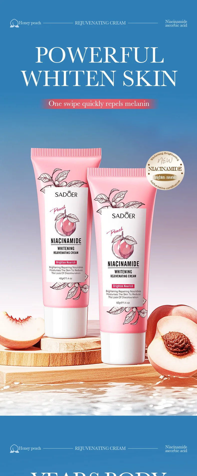 Body Whitening Cream Dark Skin Armpit Lightening Intimate Areas Underarm Bleaching Private Parts Whiten Cream Body Lotion Beauty