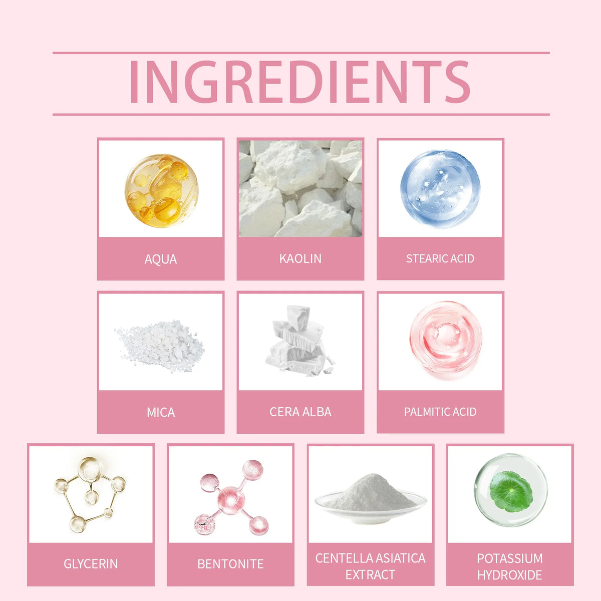 Korea Centella Rapid Pore Cleansing Clay Mask Quick Moisturizing Soothing Facial Brightening Face Mask Korean Skincare 27g
