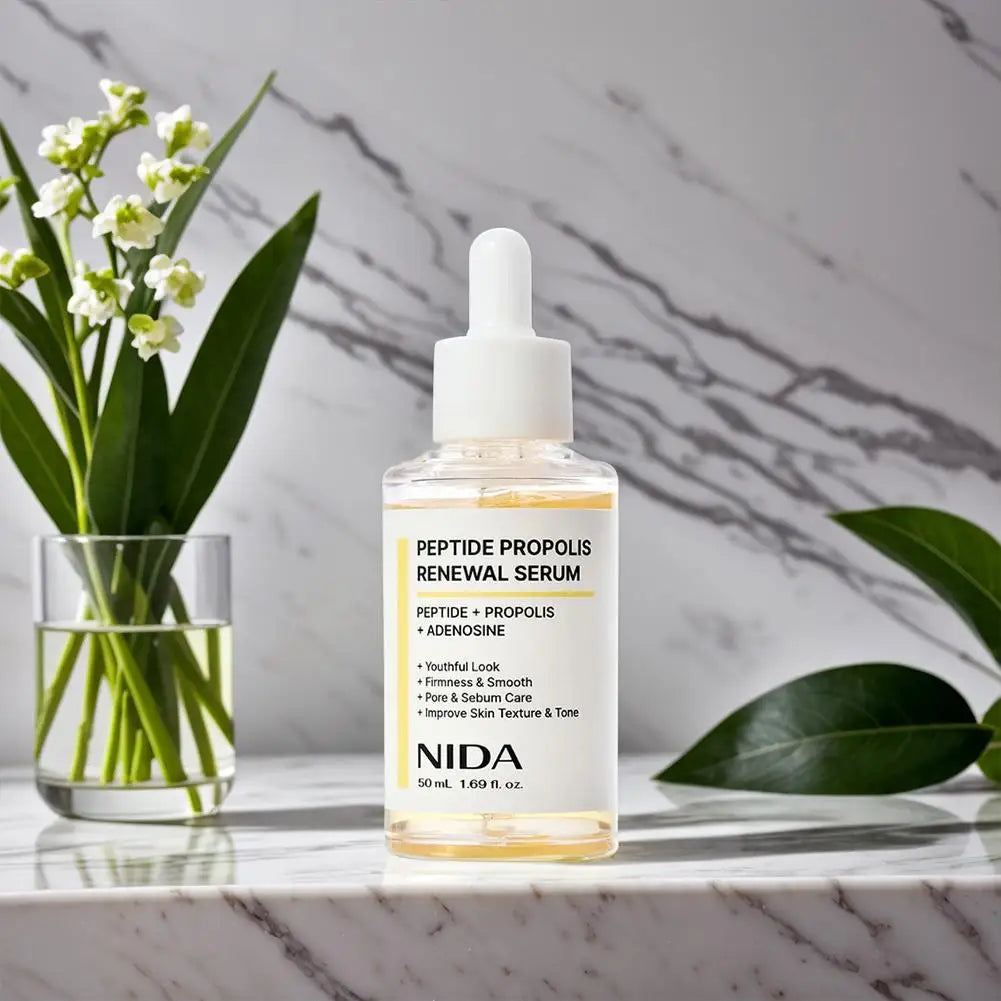 NIDA Propolis Peptide Renewal Facial Serum Ultimate Moisturizing Cream Retinol Probiotic Eye Cream Rejuvenating Firming Skincare