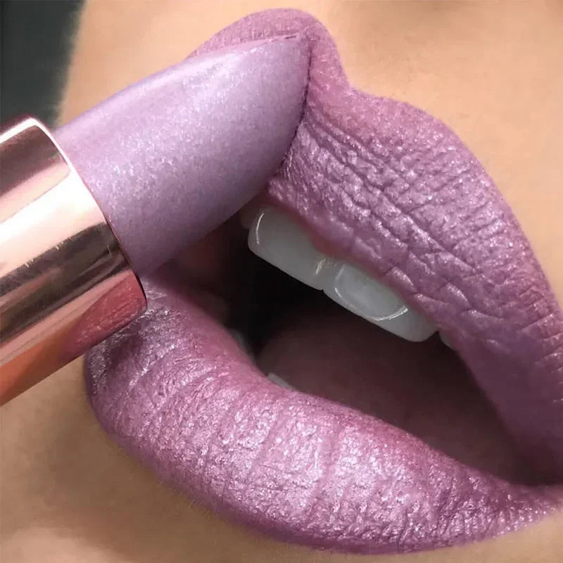 Glitter Lipstick Temperature Color Changing Long Lasting Lip Tint Waterproof Red Pink Sexy Lips Cosmetics Makeup