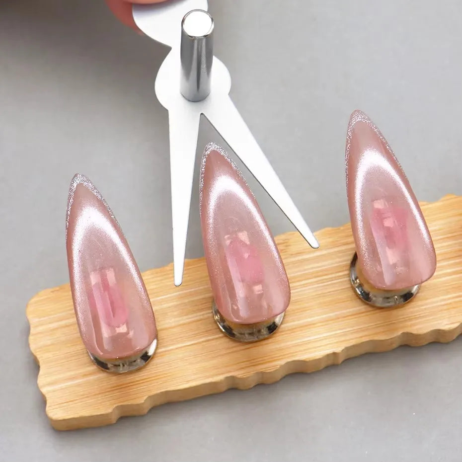 1/6Pcs Cat Eye Nail Magnet Tool Set Cat Eye Heart Magnets Nail Magnet Stick Cat Eye Gel Polish Magnets Tools Manicure