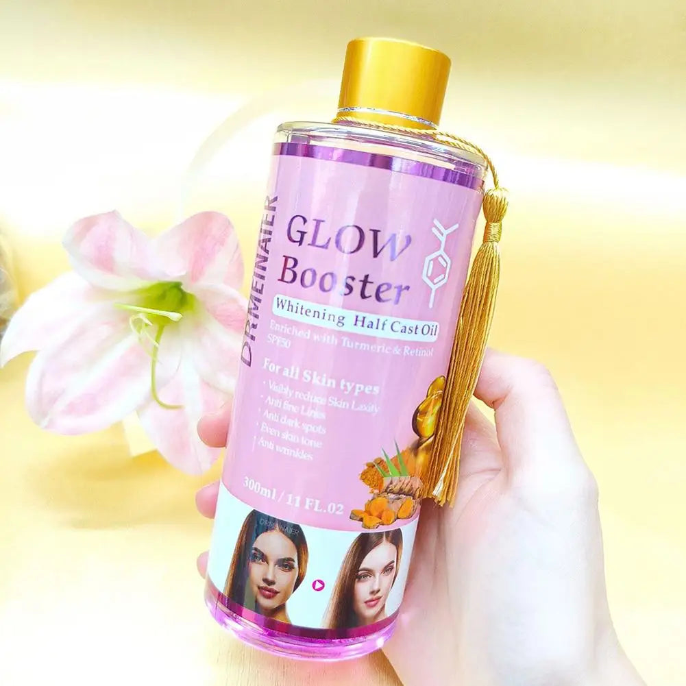 Alpha Arbutin Kojic Acid Lightening Serum Glow Booster Cast Oil And Turmeric And Retinol Oil Dark Spots Repair Damage Skin