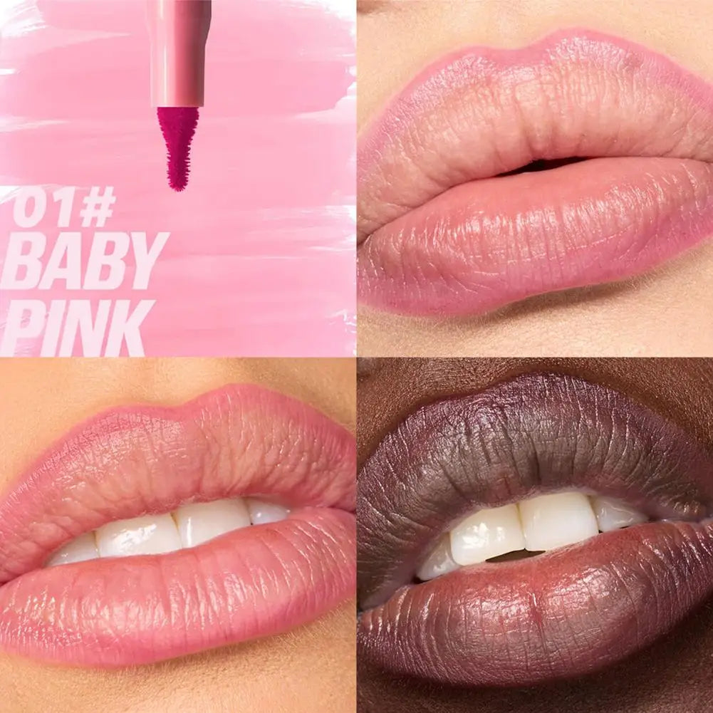 PAGE VINE Lip Liner LongLasting Waterproof Highly Pigmented Long-lasting Color Creates 3D Plump Lips Defining Makeup