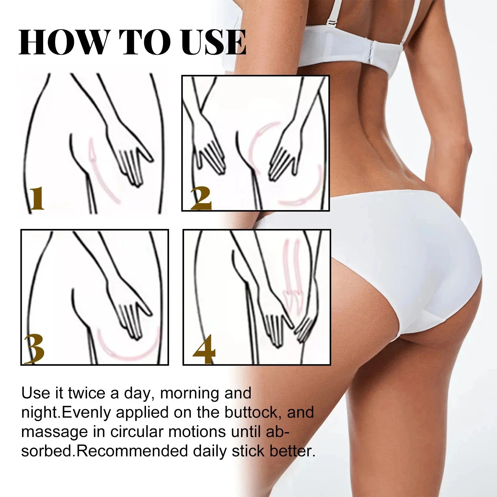 Buttock Enlarge Butt Enhancement Essential Oil Butt Lift Up Firming Big Hip Enhance Cream Butt Breast Plump Growth Sexy BodyCare