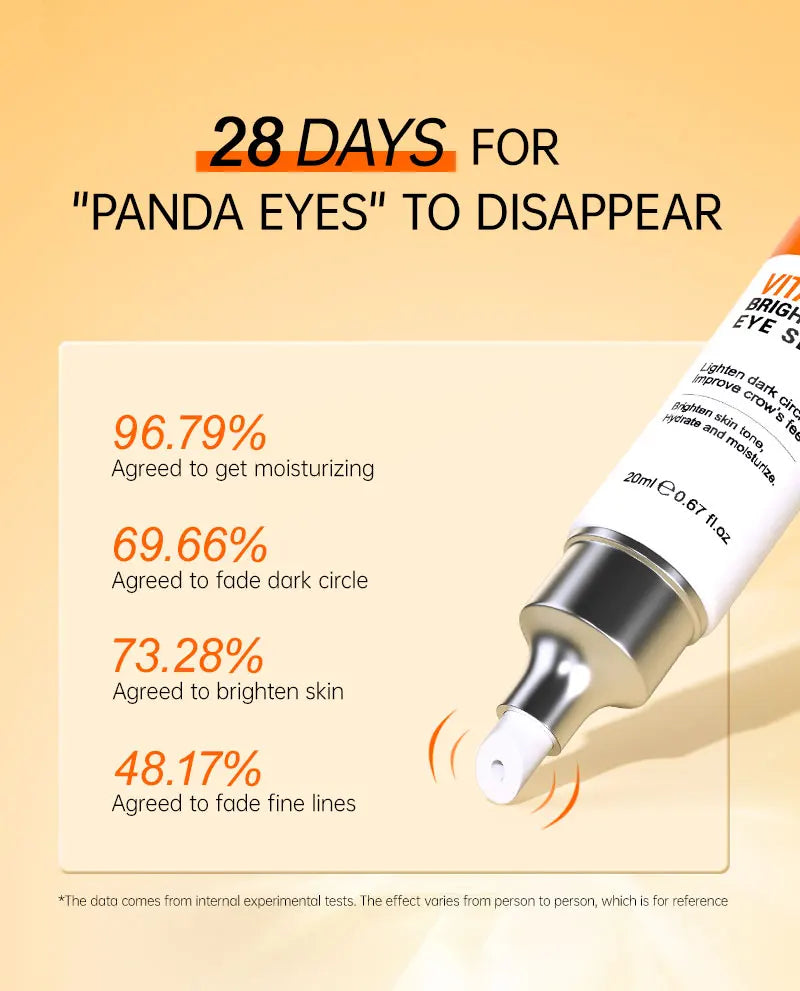JoyPretty Anti Dark Circle Eye Cream Eye Bags Removal Vitamin C Whitening Cream Wrinkle Removal Serum Eyes Firming Skin Care