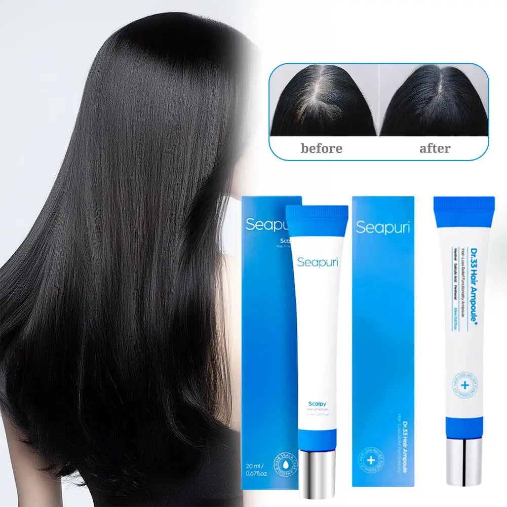 Bodywise Rollerball Nourishing Hair Essence Refreshing Anti-Frizz Hair Serum Long-lasting Oil Control Natural Formula Hair Care