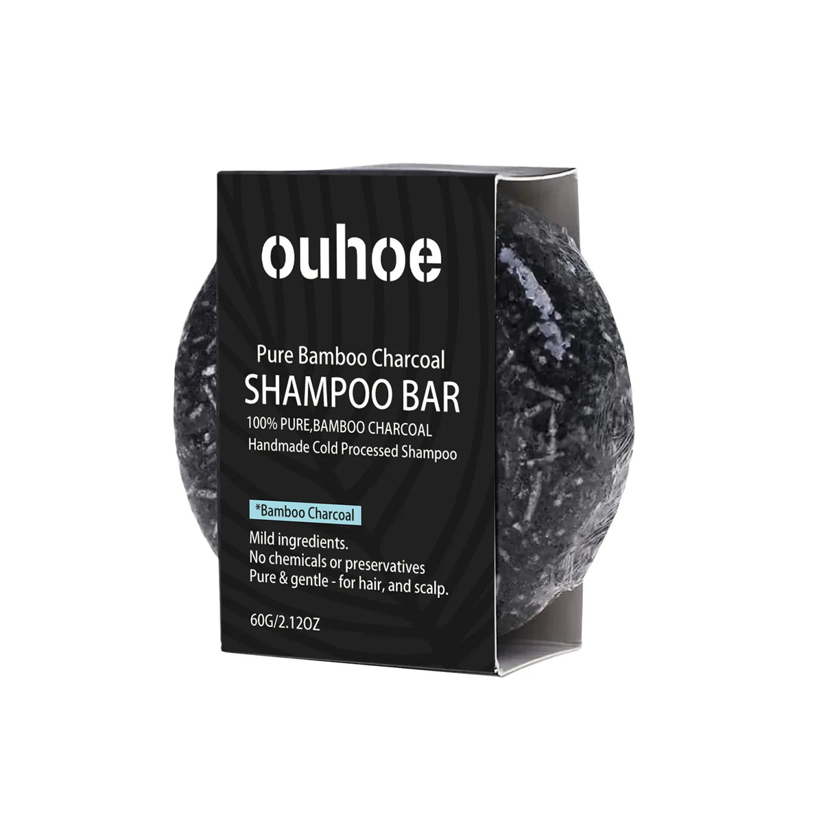 1/2/4pcs Charcoal Shampoo Soap for Oily Hair Dandruff Treatment Scalp Care Volumizing Fine Hair Solid Shampoo Bar for Men Women