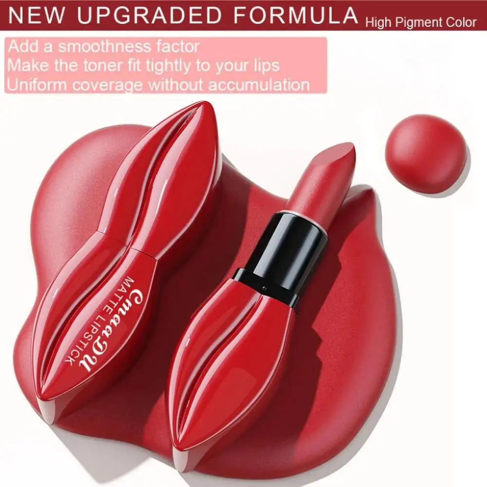 5pcs Matte Lipstick Set Velvety Smooth Long Lasting High Pigment Waterproof Lip Makeup Kit With Elegant Gift Box