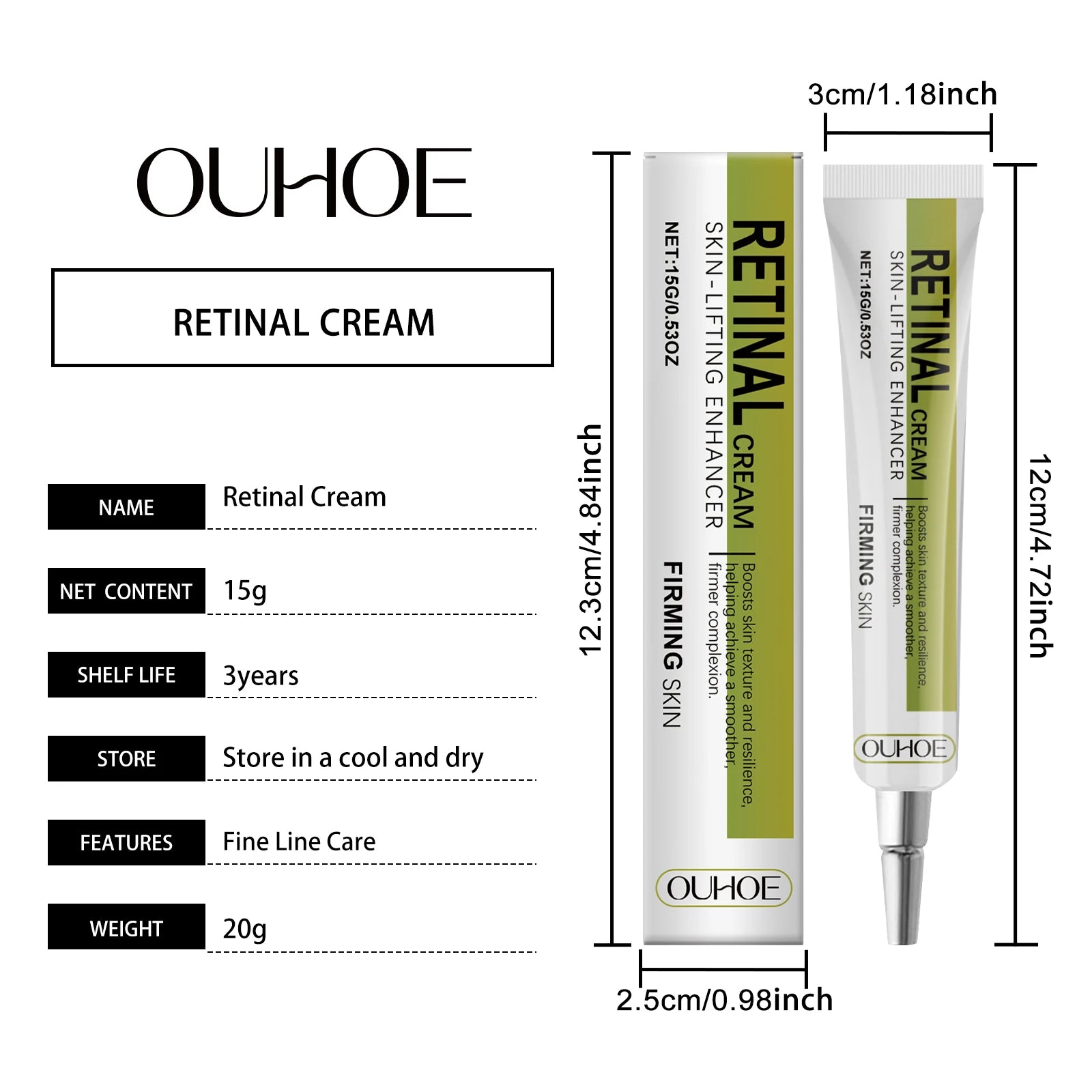 Anti-Aging Retinol Cream For Women Firming Brightening Face Moisturizer Deep Hydration Night Cream For Dry Sensitive Skin Winter