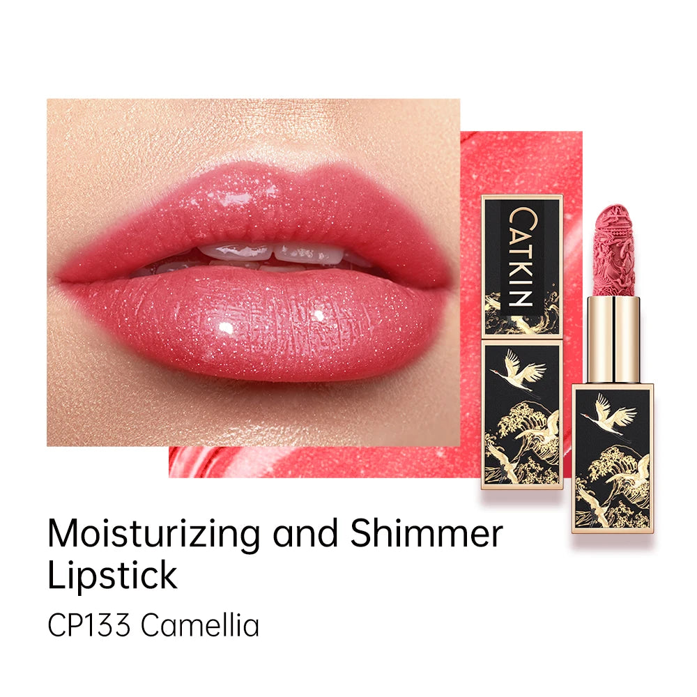 CATKIN Makeup Velvet Matte Lipstick, Hydrating Satin Long Lasting Lipstick with Smooth and Creamy Texture