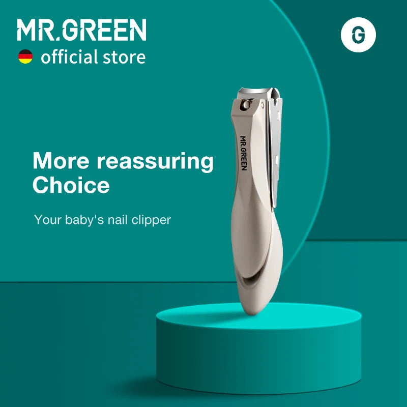 MR.GREEN Splash-Proof Nail Clippers Parent-Child Set, Specially Designed for Newborns and Toddlers