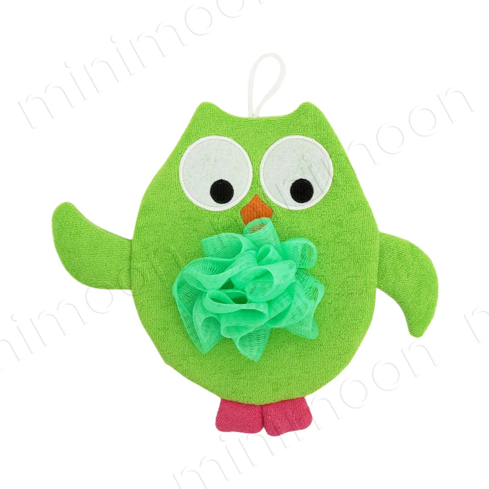 Gentle Baby Bath Mitts, Ultra-Soft Cartoon Gloves for Sensitive Skin and Fun, Effective Cleansing
