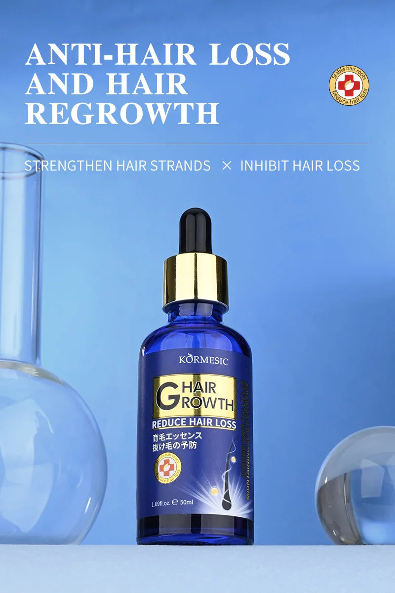 Hair Growth Serum Anti Loss Regrowth Hair Growth Oil Prevent Baldness Repair Damage Scalp Massage Moisturizing Nourish Hair Care
