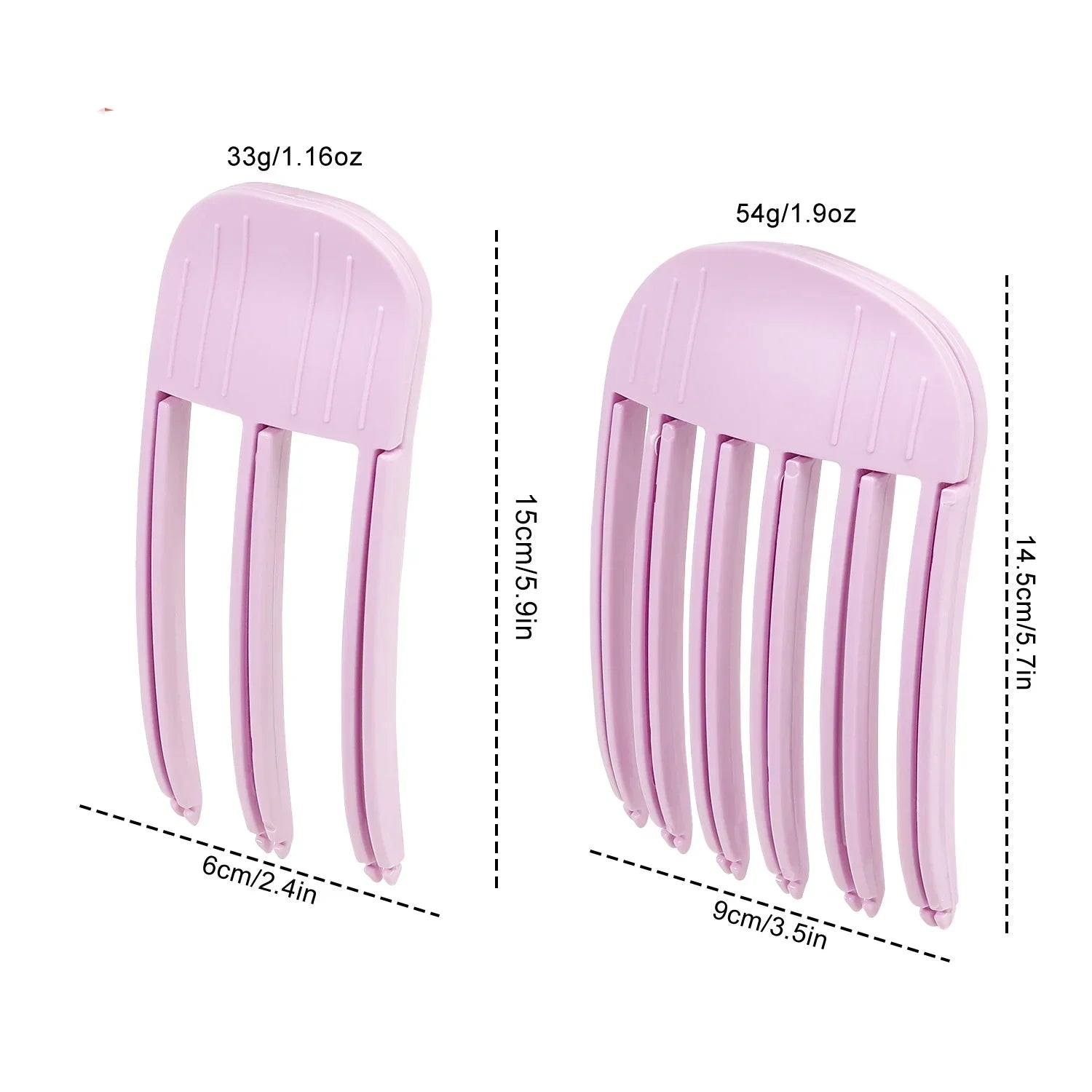 1/2 natural fluffy hairpins non-heat hairpins DIY hair style fluffy tools hair root clips curling fixed shape clips hairpins set