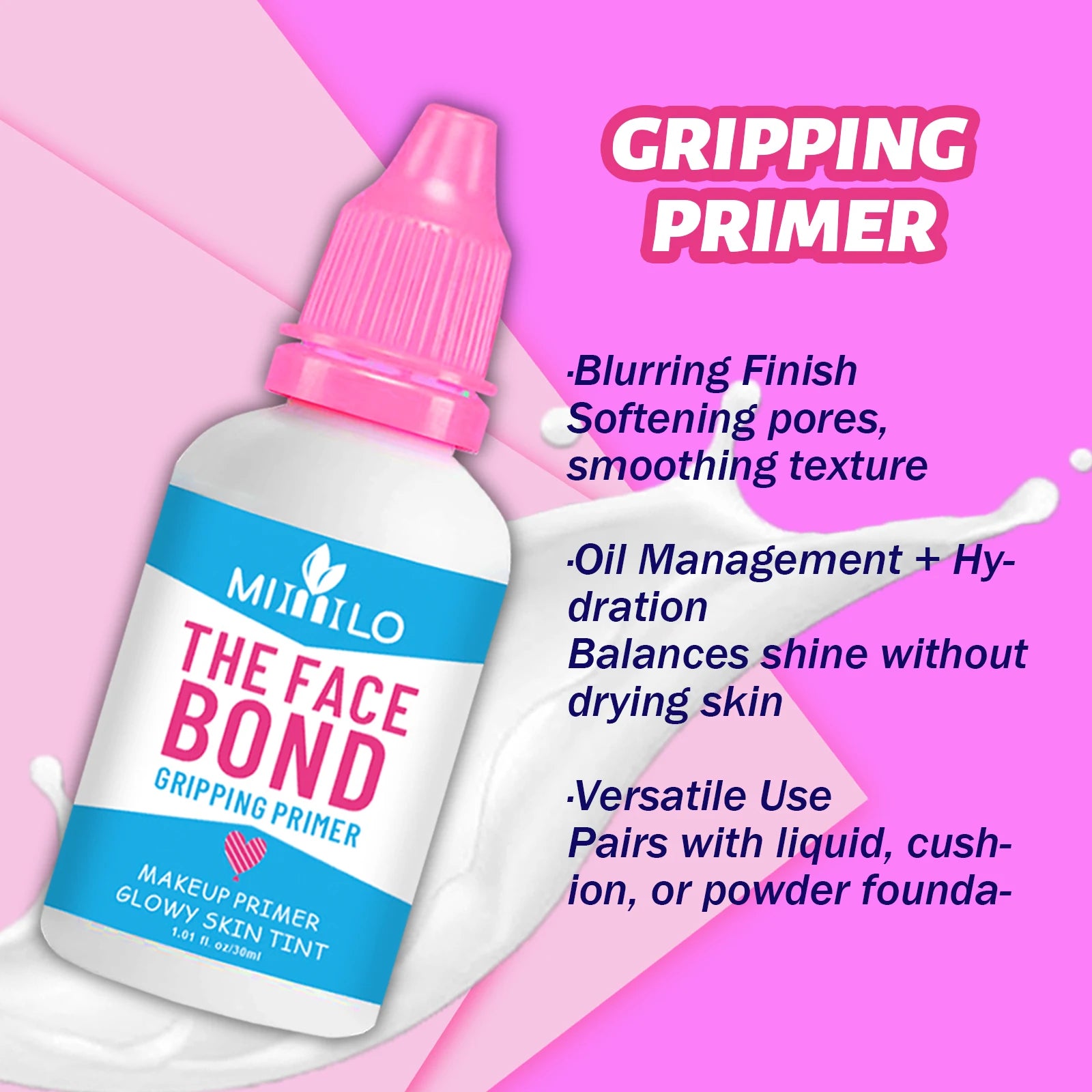 Long Lasting Primer Setting Spray Duo Non Greasy Deep Hydration Smudge Proof Makeup Base Holds Like Glue