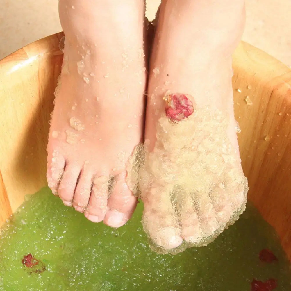 Rose Mint Lavender Bubble Bath Salt Powder Foot Bath Crystal Mud Body Scruber Skin Care Exfoliation SPA Foot Care