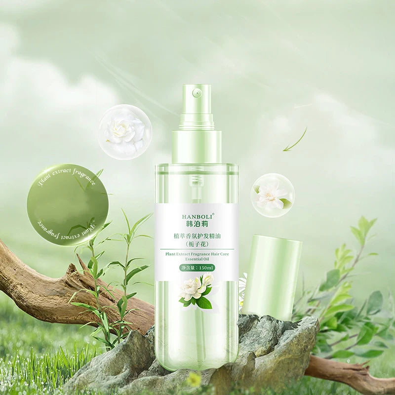 Perfume Hair Serum Spray - 2 in 1 Perfumed Smoothing Spray, Frizz Control & Anti-Static, Leave-In, Floral Scent, Quick-Dry Spray