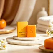 Persimmon Body Cleansing Soap Keep Brightening Improve Odor Deeply Nourish Reduce Dark Acne Removal Care Soap For Women Man 100g
