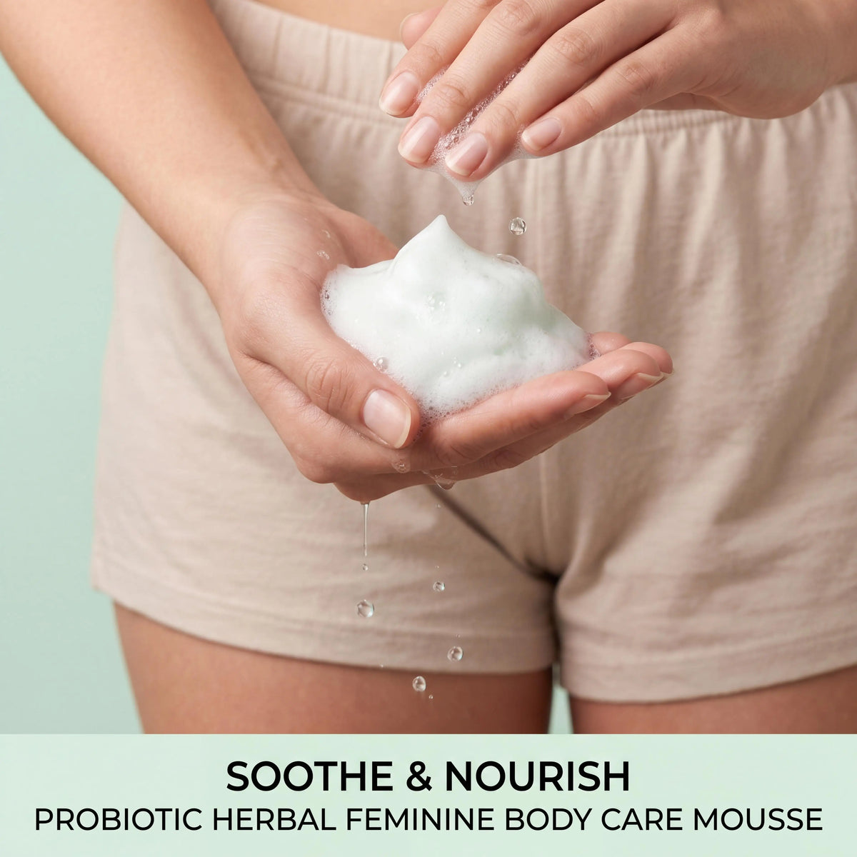 Herbal Women Private Part Care Hygiene Cleansing Mousse PH Balanced Relieve Local Discomfort Remove Odor Daily lasting Protect