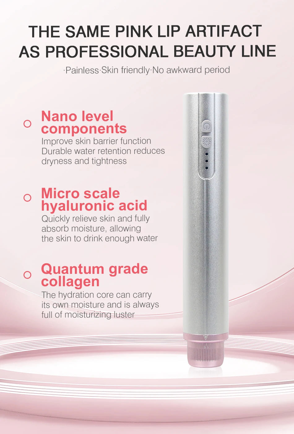 SOBER SKIN Natural Rose Lip Care Rose Scrub Lip Balm Lighten Dark Lip Color Brighten Roma Pink Lip
