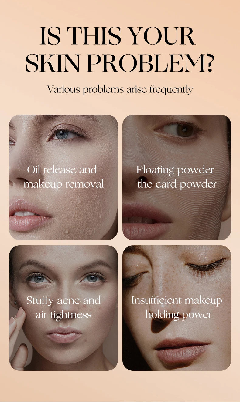 Moisturizing Skin Tint Foundation for All Skin Types, Moisturizing Light Texture Natural Concealer Long Wear Face Makeup