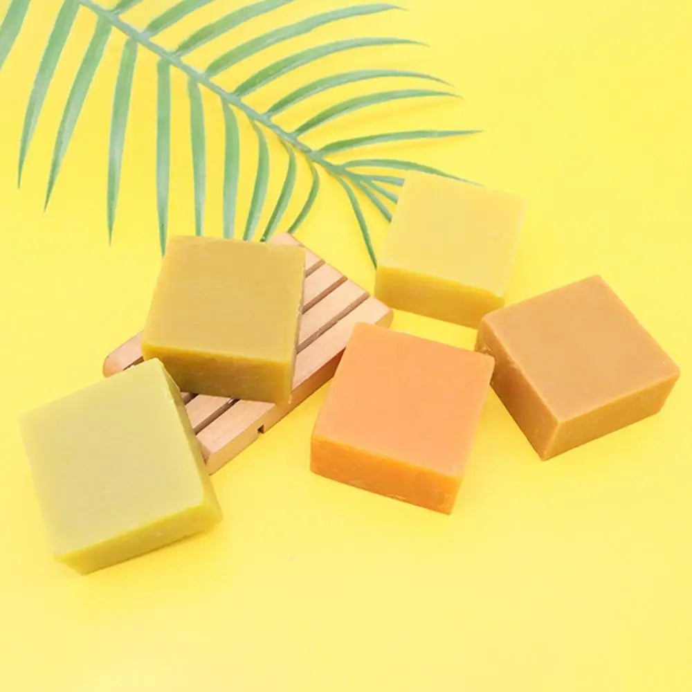 85g Natural Plant Extract Handmade Soap Bamboo Charcoal Oil Control Volcanic Mud Sea Salt Face Soap Bath Soap 19 Flavors