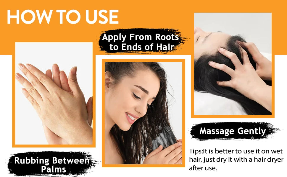 GOIPLE 4 in 1 Water-Based Keratin Serum Moisturizer Repair Dry Damaged Hair Smooth Control Frizz Oil Essence for Curly Frizzy