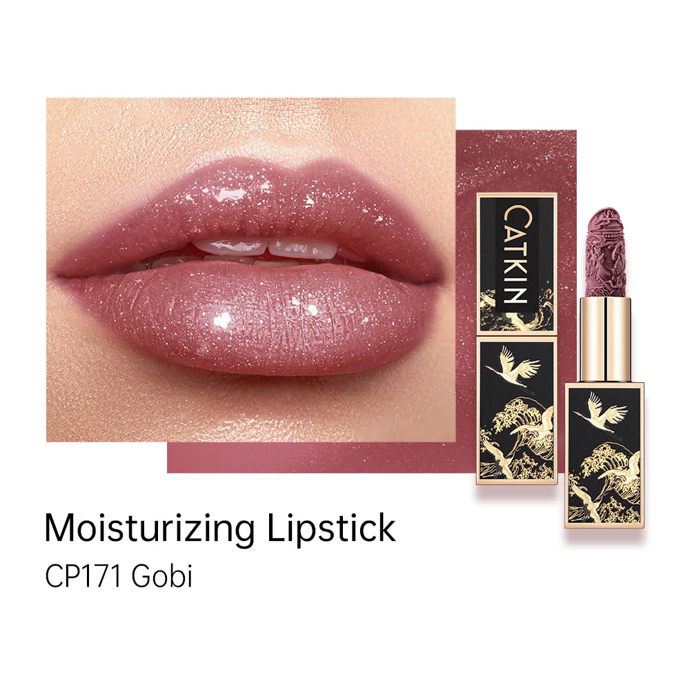 CATKIN Makeup Velvet Matte Lipstick, Hydrating Satin Long Lasting Lipstick with Smooth and Creamy Texture