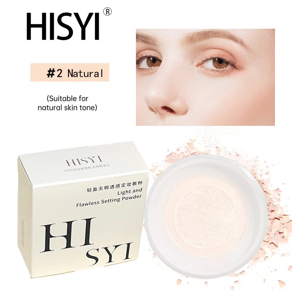 Waterproof Matte Loose Setting Powder – Oil Control, Brightening, Long-Lasting, Natural Finish, Multi-Skin, Unisex, Certified