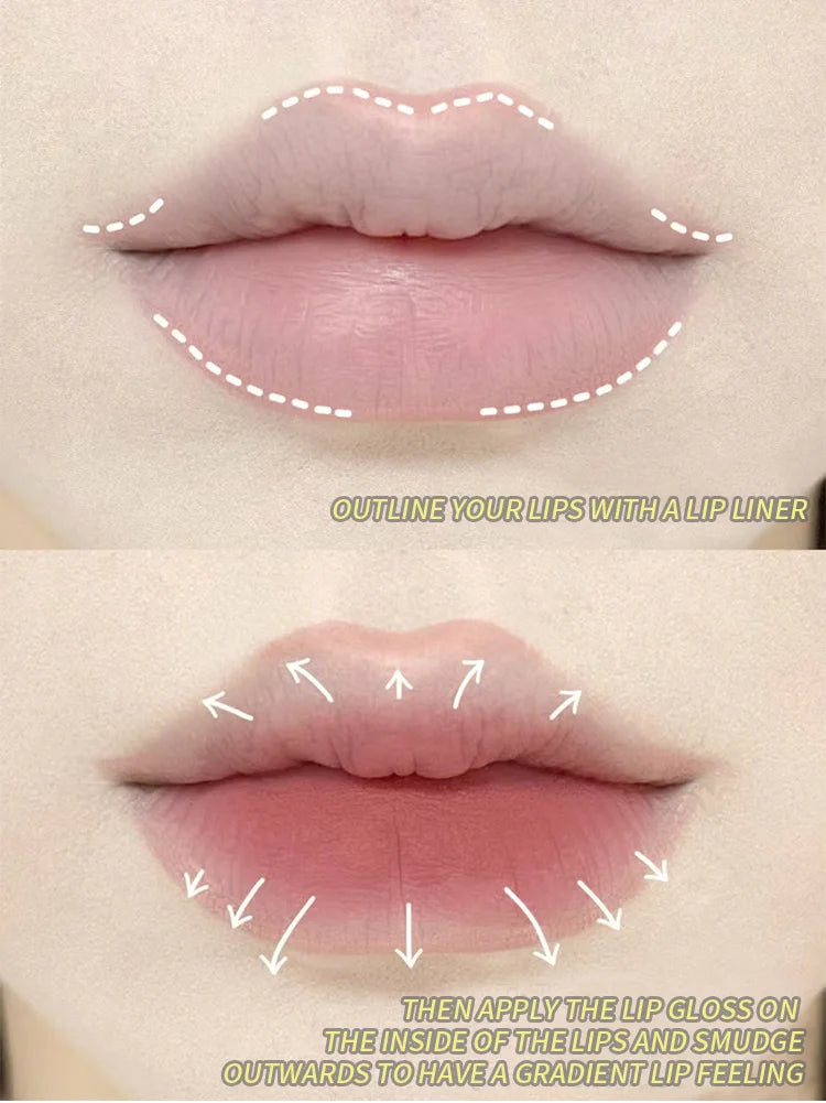CAPPUVINI Matte Lip Liner Outline Lips Lipstick Pen Waterproof Long-lasting Color Lip Pencil Lipstick Pen